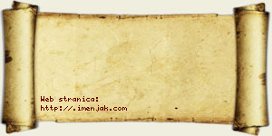 Danica Jelenković vizit kartica